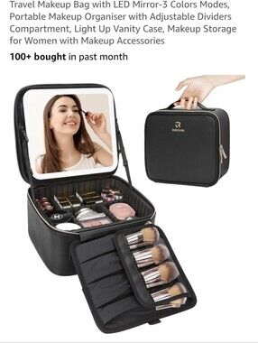 Carrying Light Up Makeup Case